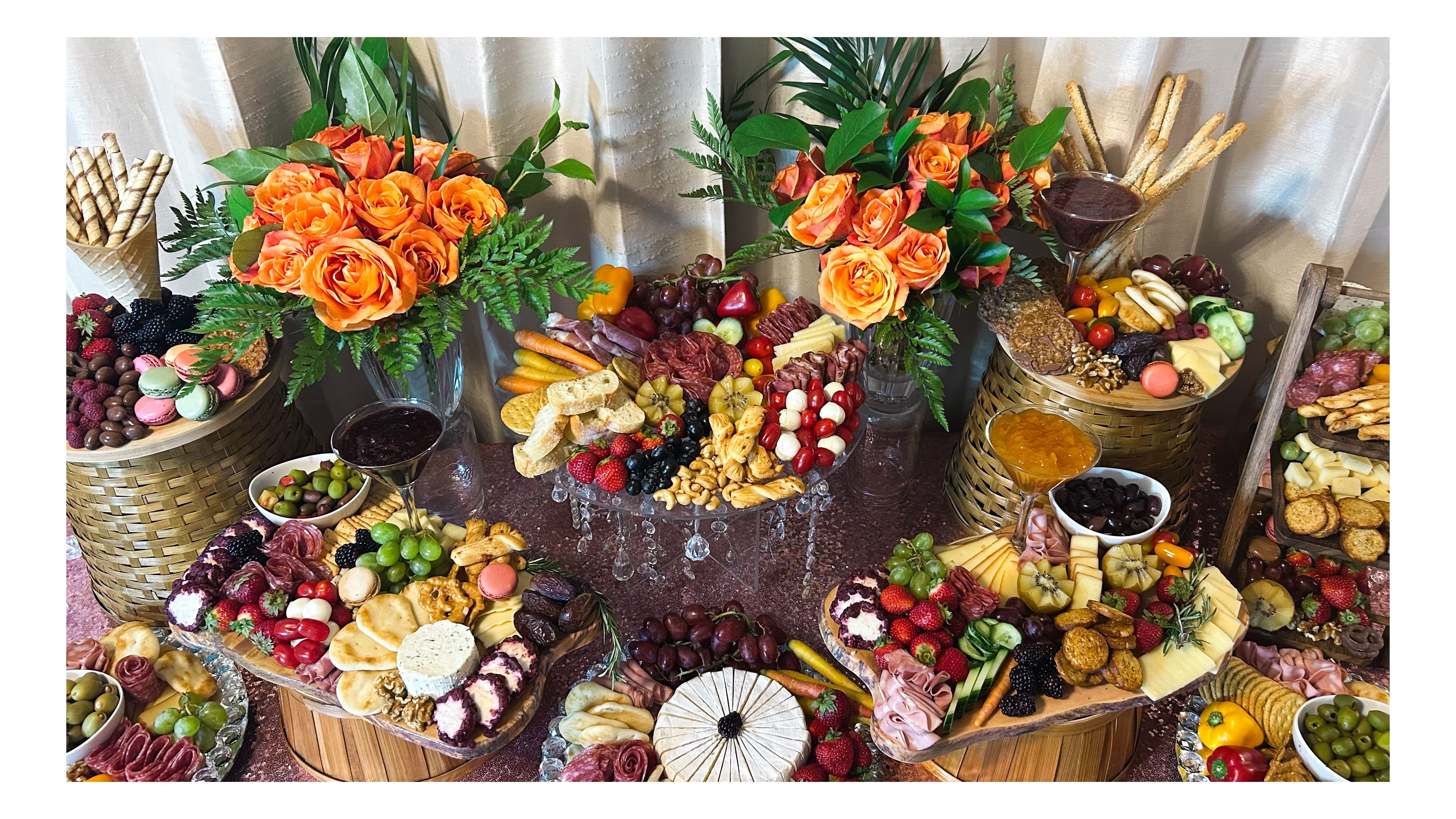 Elegant Grazing Table Setup Montreal